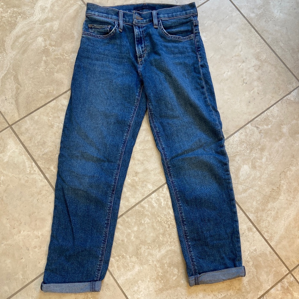 JOES JEANS THE BOBBY MID RISE BOYFRIEND // ROLLED HEM SIZE 26